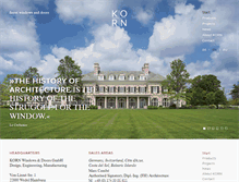 Tablet Screenshot of korn-windows.com
